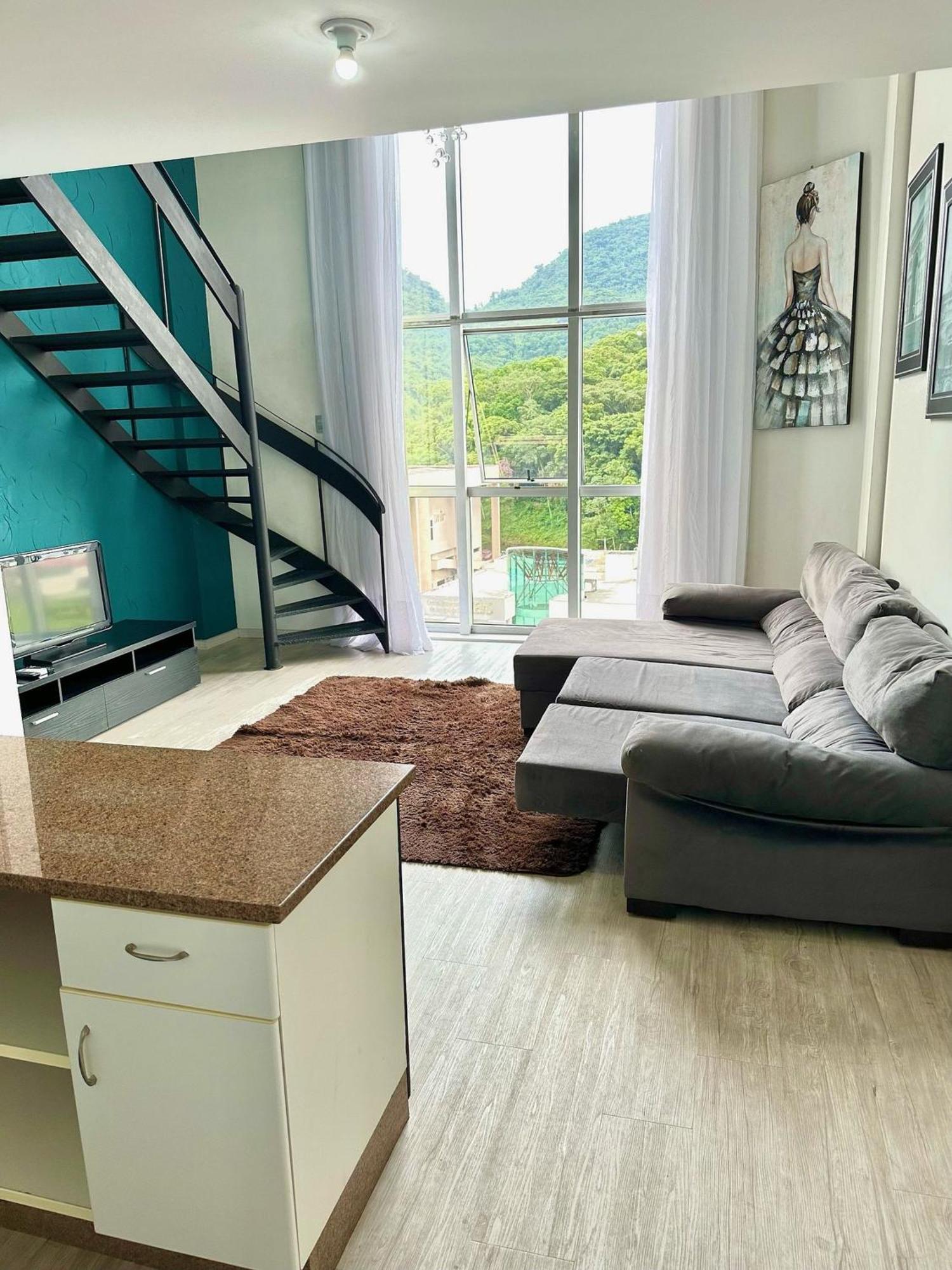 Saint Sebastian Flat 603- Com Hidro! Ate 3 Pessoas, Duplex, No Centro Villa Jaragua do Sul Ngoại thất bức ảnh